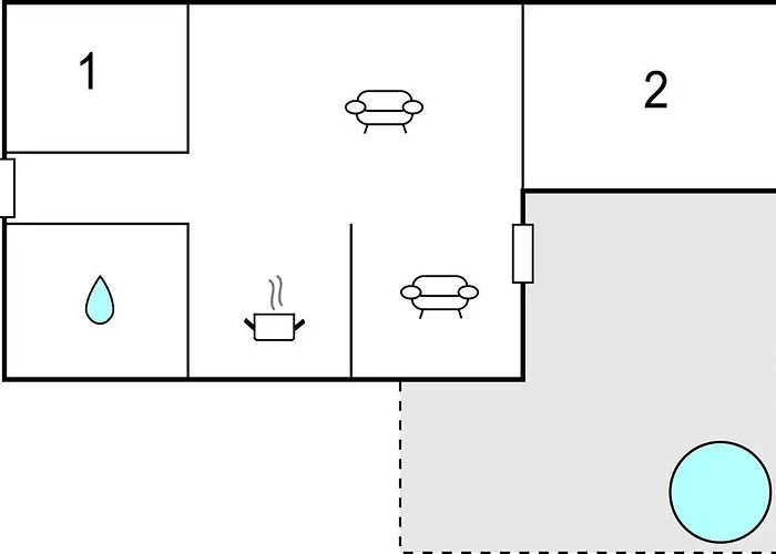 Two-bedroom In 別荘 *